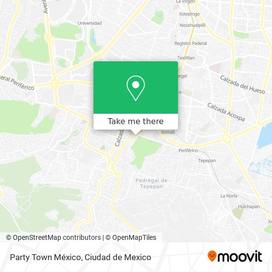 Party Town México map