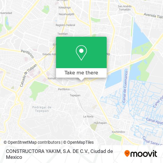 CONSTRUCTORA YAKIM, S.A. DE C.V. map