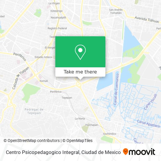 Mapa de Centro Psicopedagogico Integral