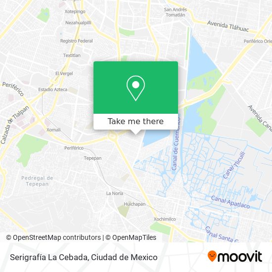 Mapa de Serigrafía La Cebada