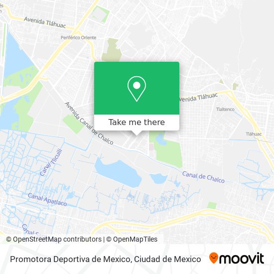 Promotora Deportiva de Mexico map