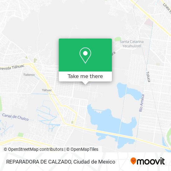 Mapa de REPARADORA DE CALZADO