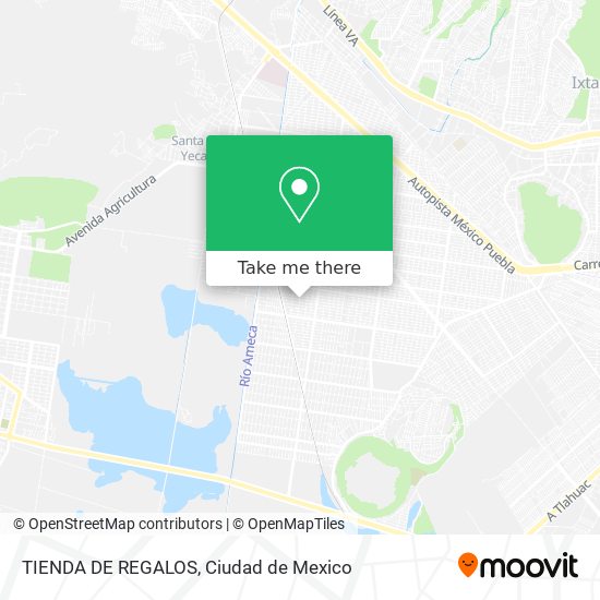 TIENDA DE REGALOS map