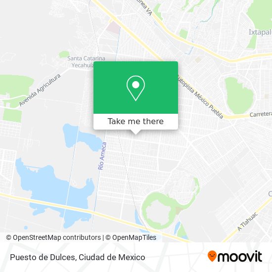 Mapa de Puesto de Dulces