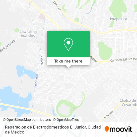 Mapa de Reparacion de Electrodomesticos El Junior