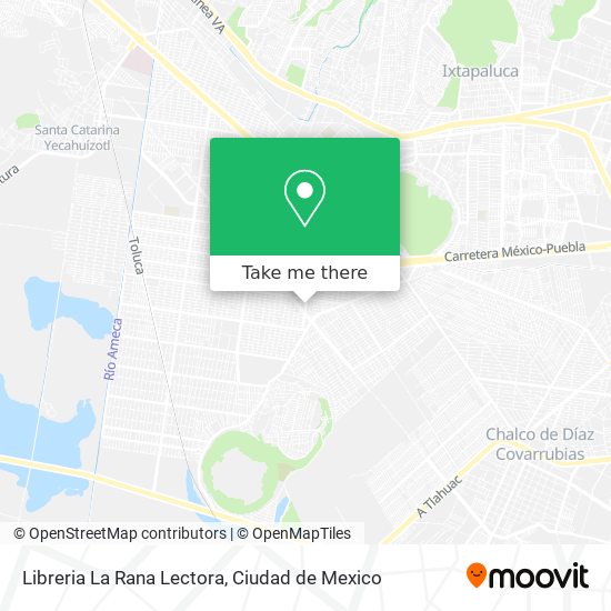 Mapa de Libreria La Rana Lectora