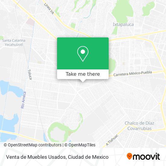 Venta de Muebles Usados map