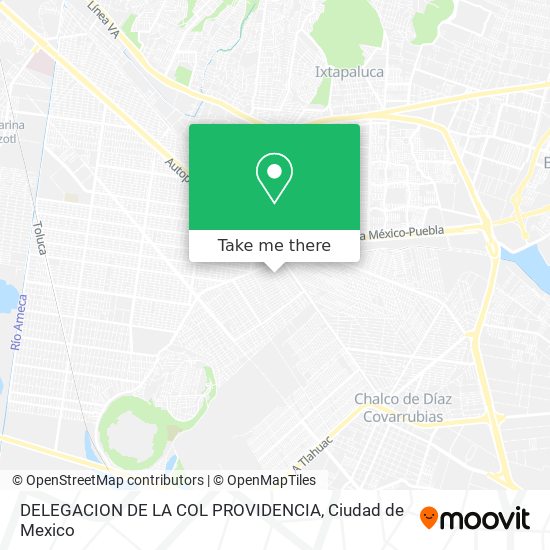 DELEGACION DE LA COL PROVIDENCIA map