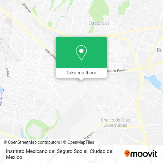Instituto Mexicano del Seguro Social map