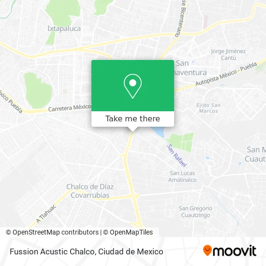 Fussion Acustic Chalco map