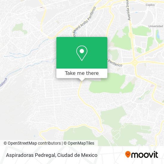 Aspiradoras Pedregal map