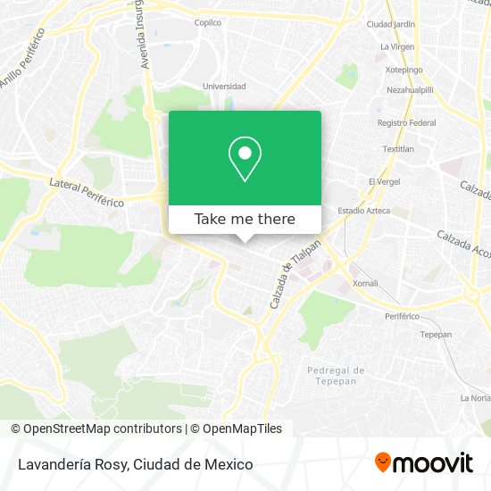 Mapa de Lavandería Rosy