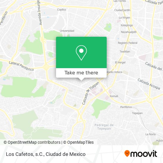 Los Cafetos, s.C. map
