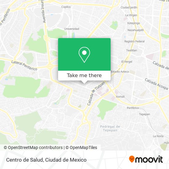 Mapa de Centro de Salud