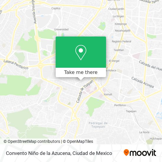 Convento Niño de la Azucena map