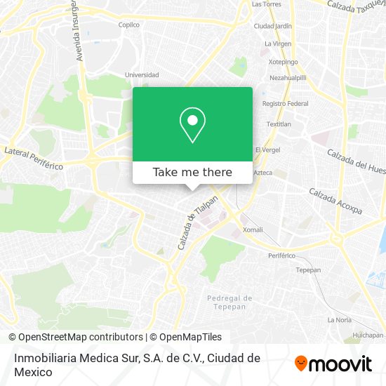 Inmobiliaria Medica Sur, S.A. de C.V. map