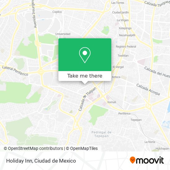 Holiday Inn map