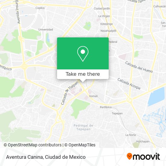 Aventura Canina map