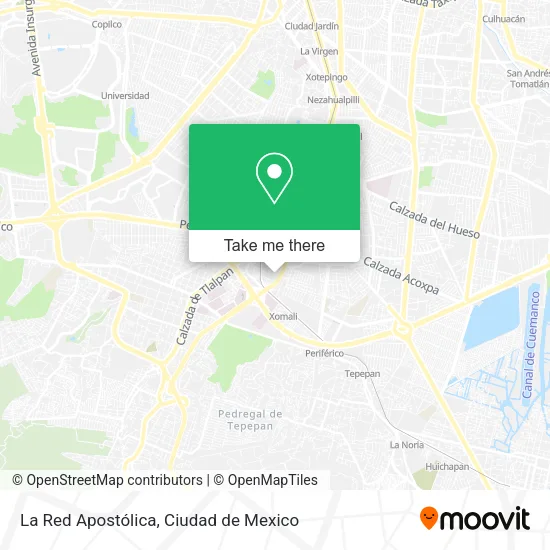 La Red Apostólica map
