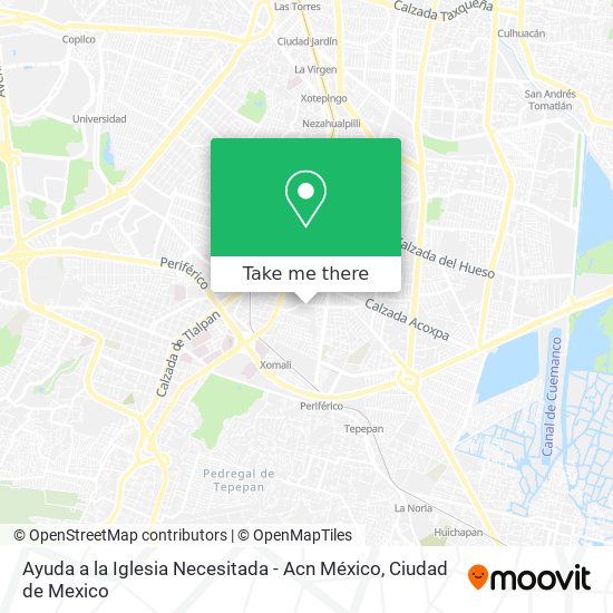 Ayuda a la Iglesia Necesitada - Acn México map