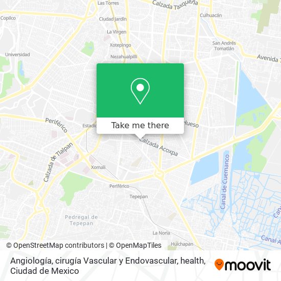 Mapa de Angiología, cirugía Vascular y Endovascular, health
