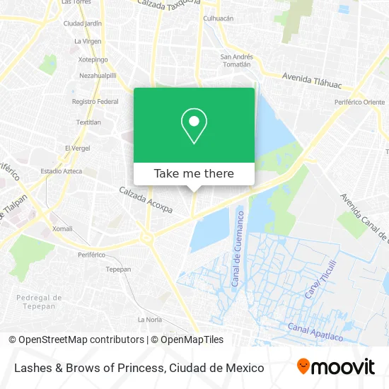 Lashes & Brows of Princess map