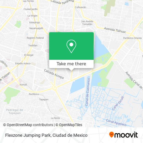 Flexzone Jumping Park map