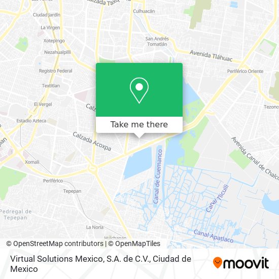 Mapa de Virtual Solutions Mexico, S.A. de C.V.