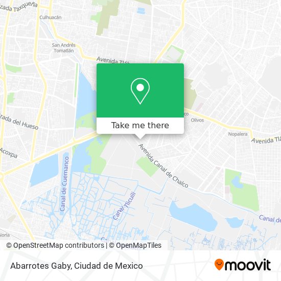 Abarrotes Gaby map