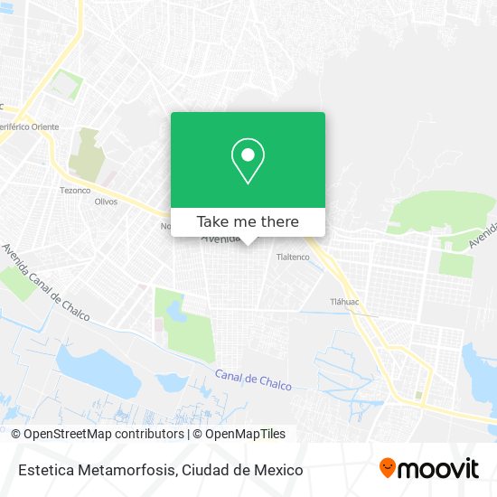 Estetica Metamorfosis map