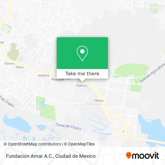 Fundacion Amar A.C. map