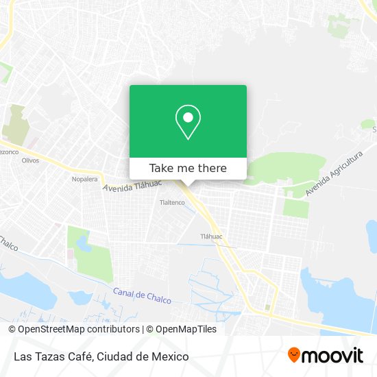 Mapa de Las Tazas Café