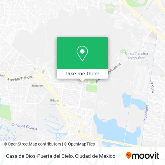 Mapa de Casa de Dios-Puerta del Cielo