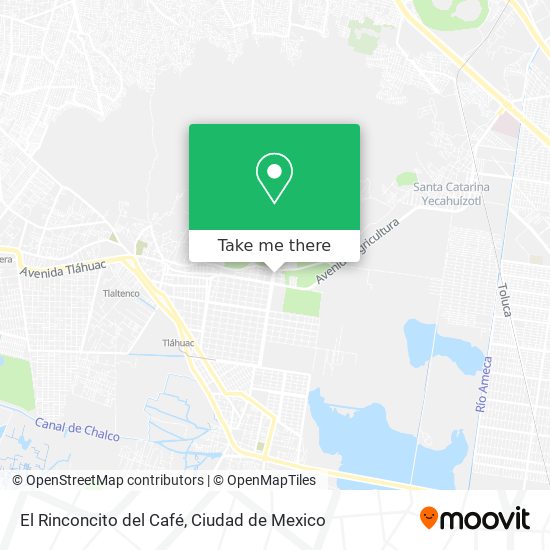 El Rinconcito del Café map