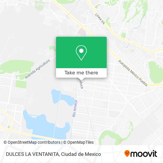Mapa de DULCES LA VENTANITA