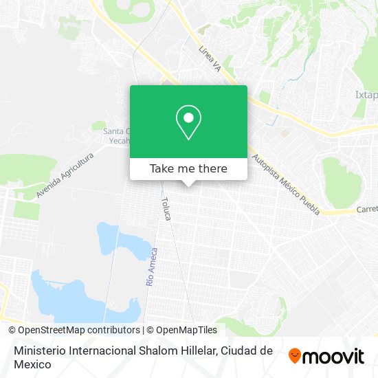 Ministerio Internacional Shalom Hillelar map
