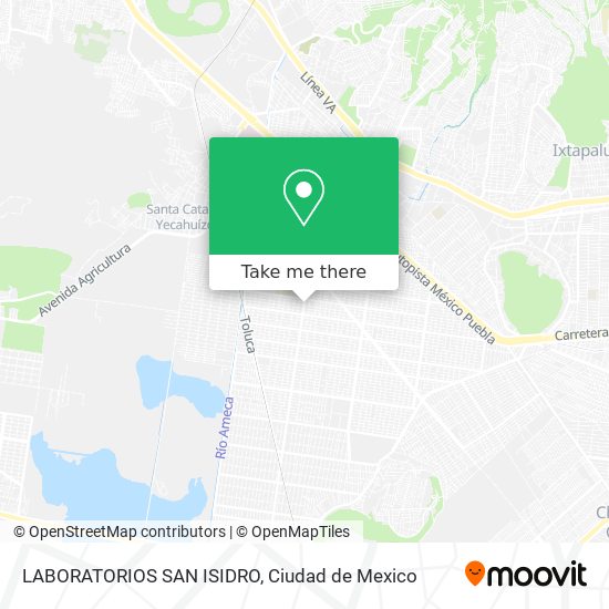 Mapa de LABORATORIOS SAN ISIDRO