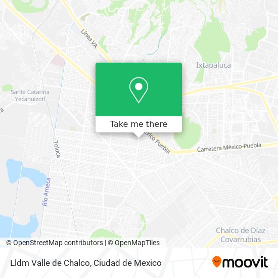 Mapa de Lldm Valle de Chalco
