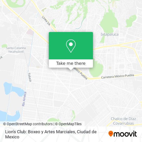 Lion's Club: Boxeo y Artes Marciales map
