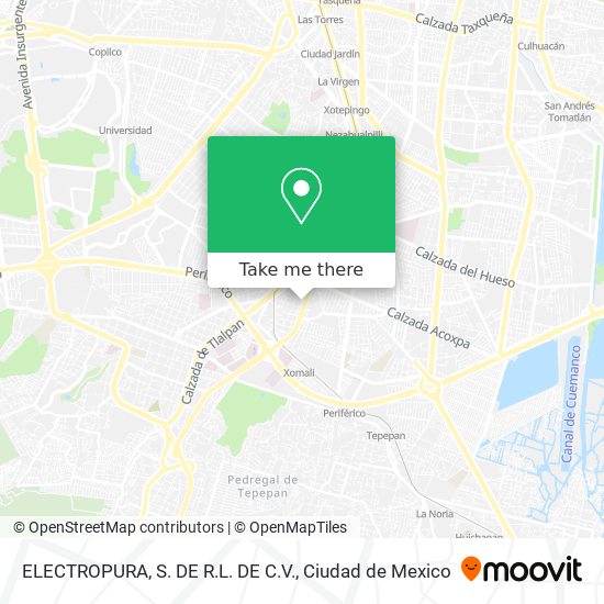 ELECTROPURA, S. DE R.L. DE C.V. map