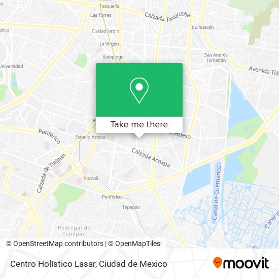 Mapa de Centro Holístico Lasar