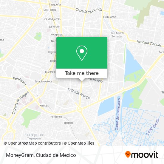 MoneyGram map