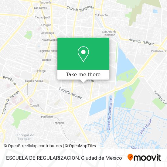 ESCUELA DE REGULARIZACION map