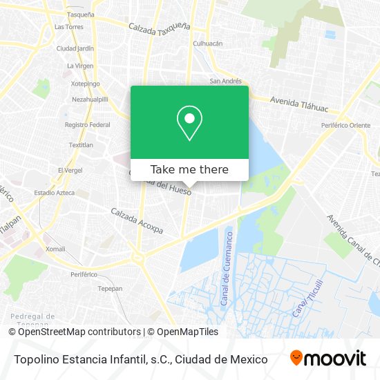 Topolino Estancia Infantil, s.C. map