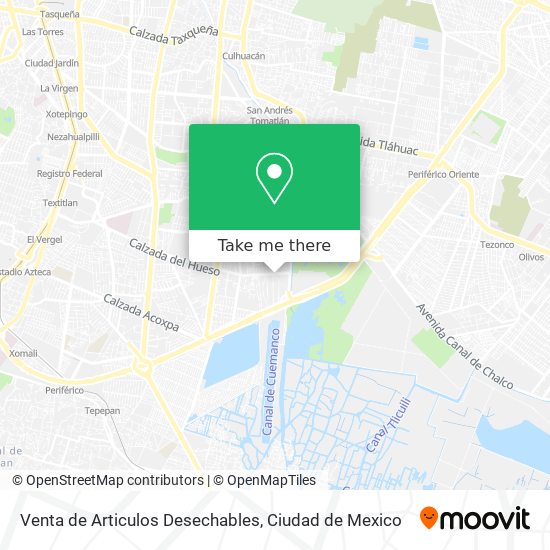 Venta de Articulos Desechables map