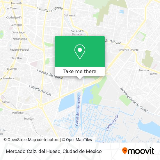 Mercado Calz. del Hueso map
