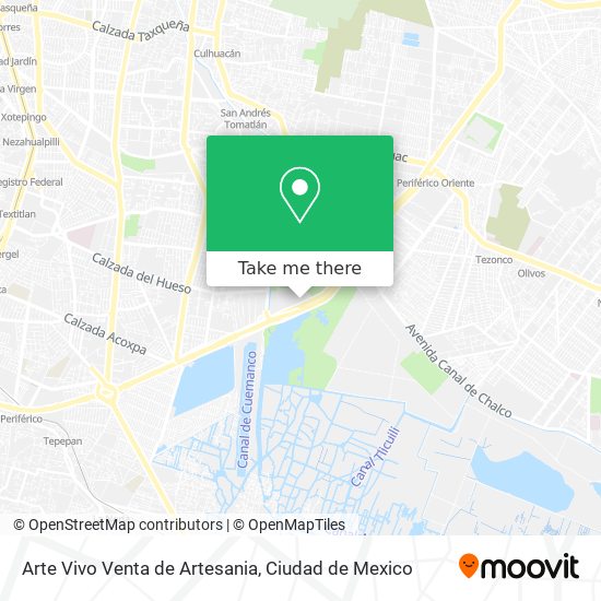 Arte Vivo Venta de Artesania map