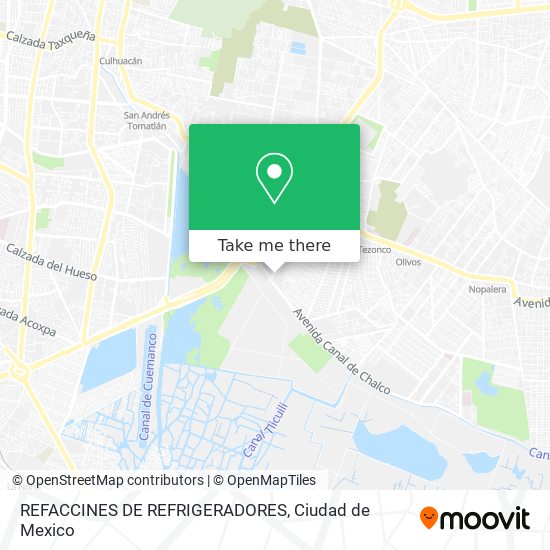 REFACCINES DE REFRIGERADORES map