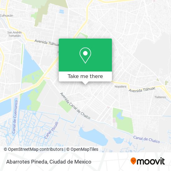 Mapa de Abarrotes Pineda