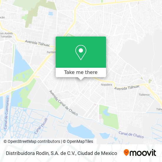 Distribuidora Rodín, S.A. de C.V. map